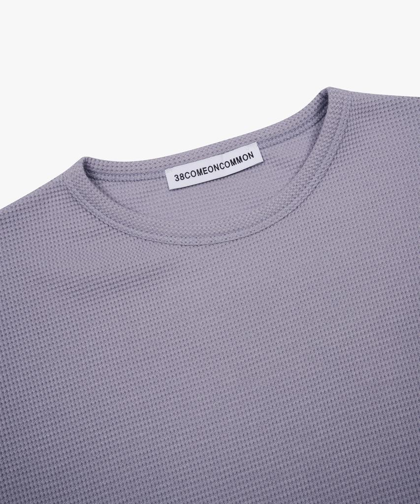 38COMEONCOMMON Waffle Regular Long Sleeve (Lavender)