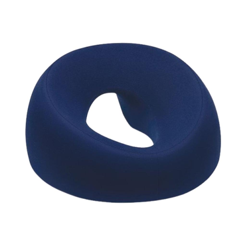 U-Shaped Massage Face Cushion Breathable Memory Foam Headrest Slow-Rebound Front Down Head Cushion for Desks Bed Spa