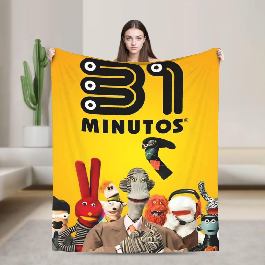 31 Minutos Comedy Blanket Multi-size Soft Fuzzy Plush  Throw Blankets for Couch Sofa and Bed
