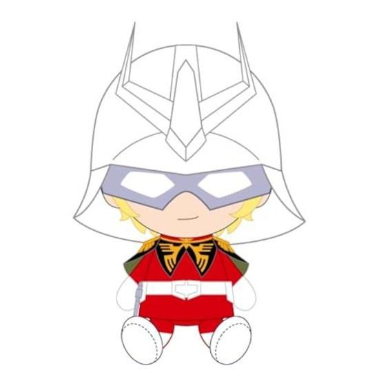 Bandai Namco Nui Mobile Suit Gundam Chibi Plush Toy Char Aznable 6601 Approximately H140mm