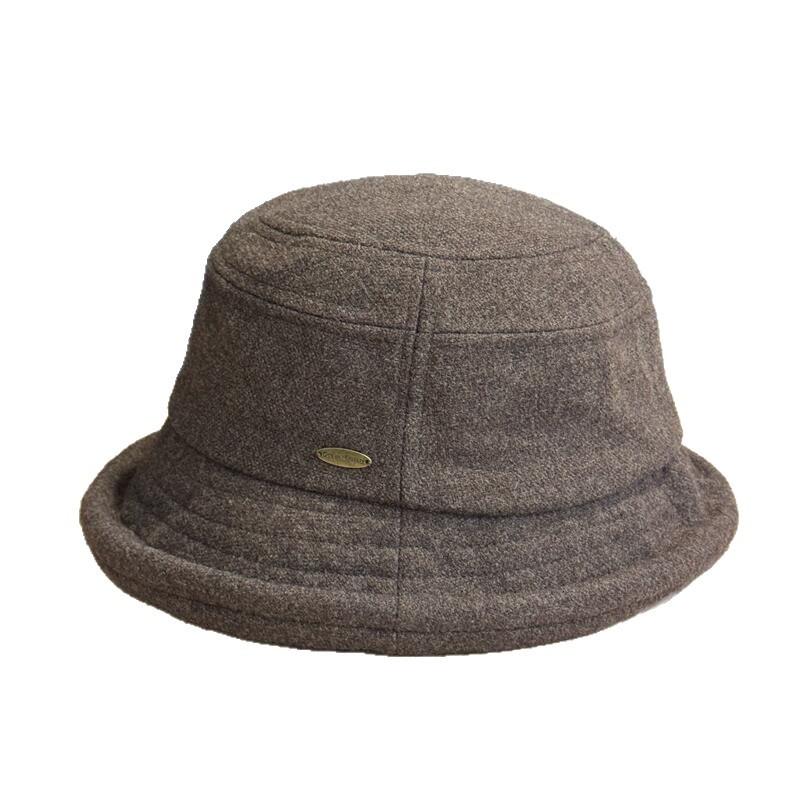 Curled Fisherman Hat Children Autumn and Winter Fashion Casual Washbasin Hat Solid Color Simple Warm Bucket Hat