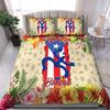Puerto Rico Decorative Bedding Three-Piece Quilt Cover