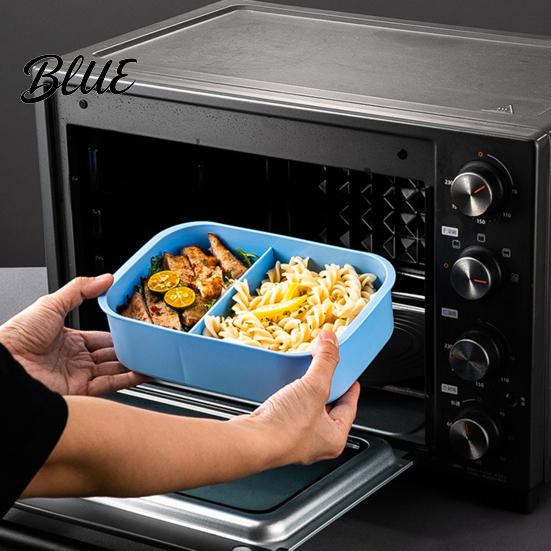 Microwave Safe Meal Prep Containers Double Layer Lunch Box with Sauce Container And Tableware  Leak Proof Stackable Food Multipurpose Kitchen Storage
