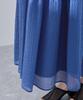 ROPE PICNIC Sheer Tiered Skirt GDC15110 Blue Main (44)