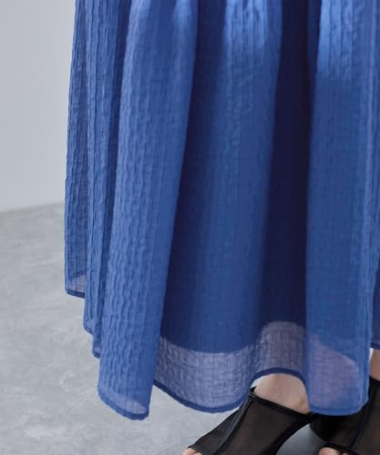 ROPE PICNIC Sheer Tiered Skirt GDC15110 Blue Main (44)