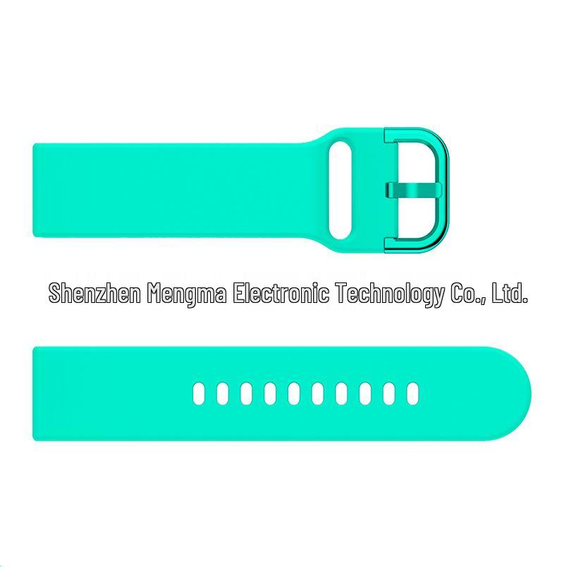 Samsung Galaxy Active2 Silicone Watch Band, Compatible with 20/22mm Watches, Including Huawei GT5.