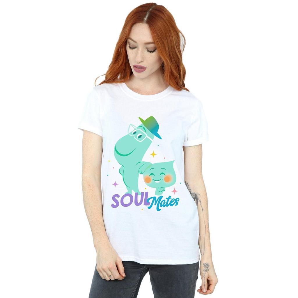 Disney Womens/Ladies Soul Joe And 22 Soulmates Cotton Boyfriend T-Shirt
