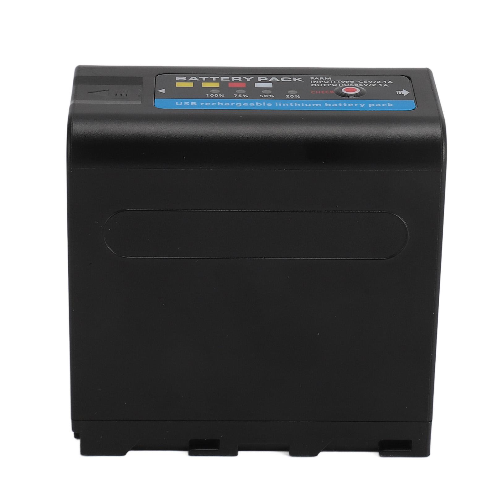 

Сменный аккумулятор для камеры 7,2 В 7800 мАч с портом USB Type C для NP F980 CCCD TR1 CCD TR200 CCD