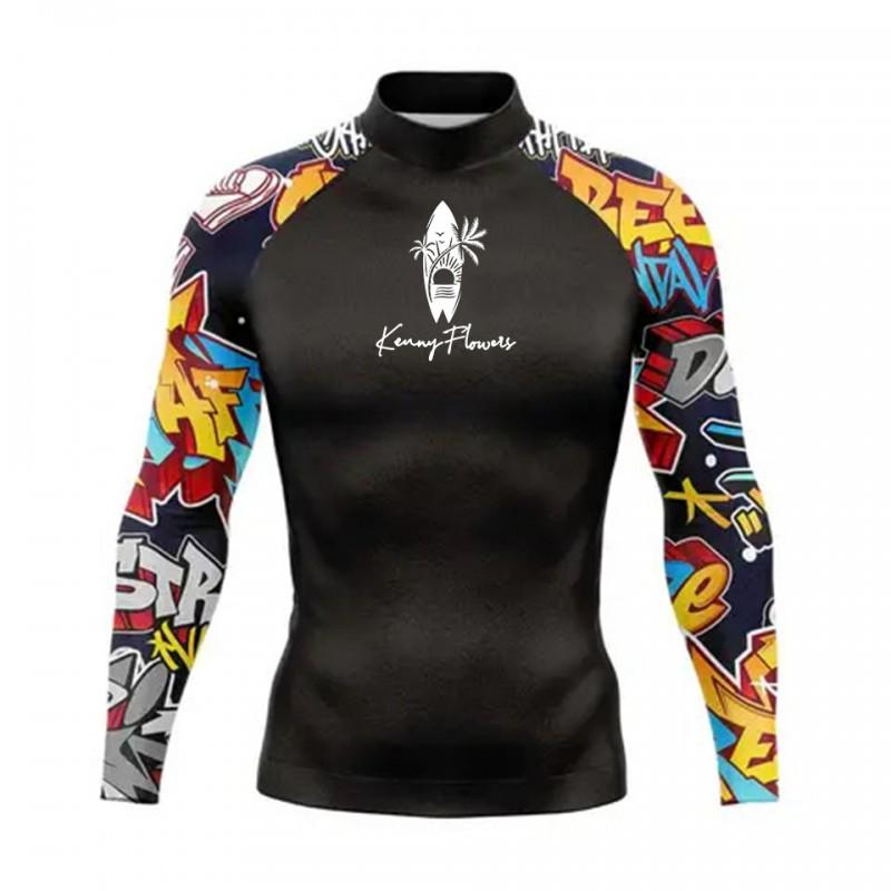 

Beach Sunscreen Quick-drying Diving Suit Men s Split Long-sleeved Snorkeling Jellyfish Warm Swimming Surfing XS