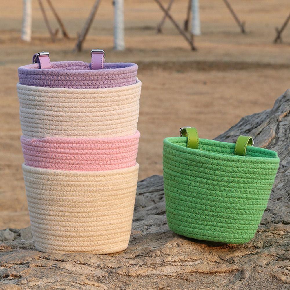 Adjustable Handlebar Front Basket Removable Design Bike Carrier Bag Bicycle Basket  Shopping Trips