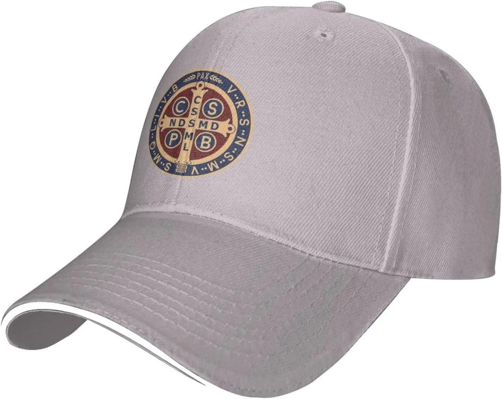 St Benedict Medal Holy Cross Baseball Cap Adult Unisex Adjustable Hat for Unisex Women