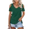Women's 2023 Fashion Off-the-Shoulder Short Sleeve T-shirt