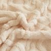 Coperta in Flanella Jacquard di Pile Corallo Taffetà Ispessito per Aria Condizionata e Regali