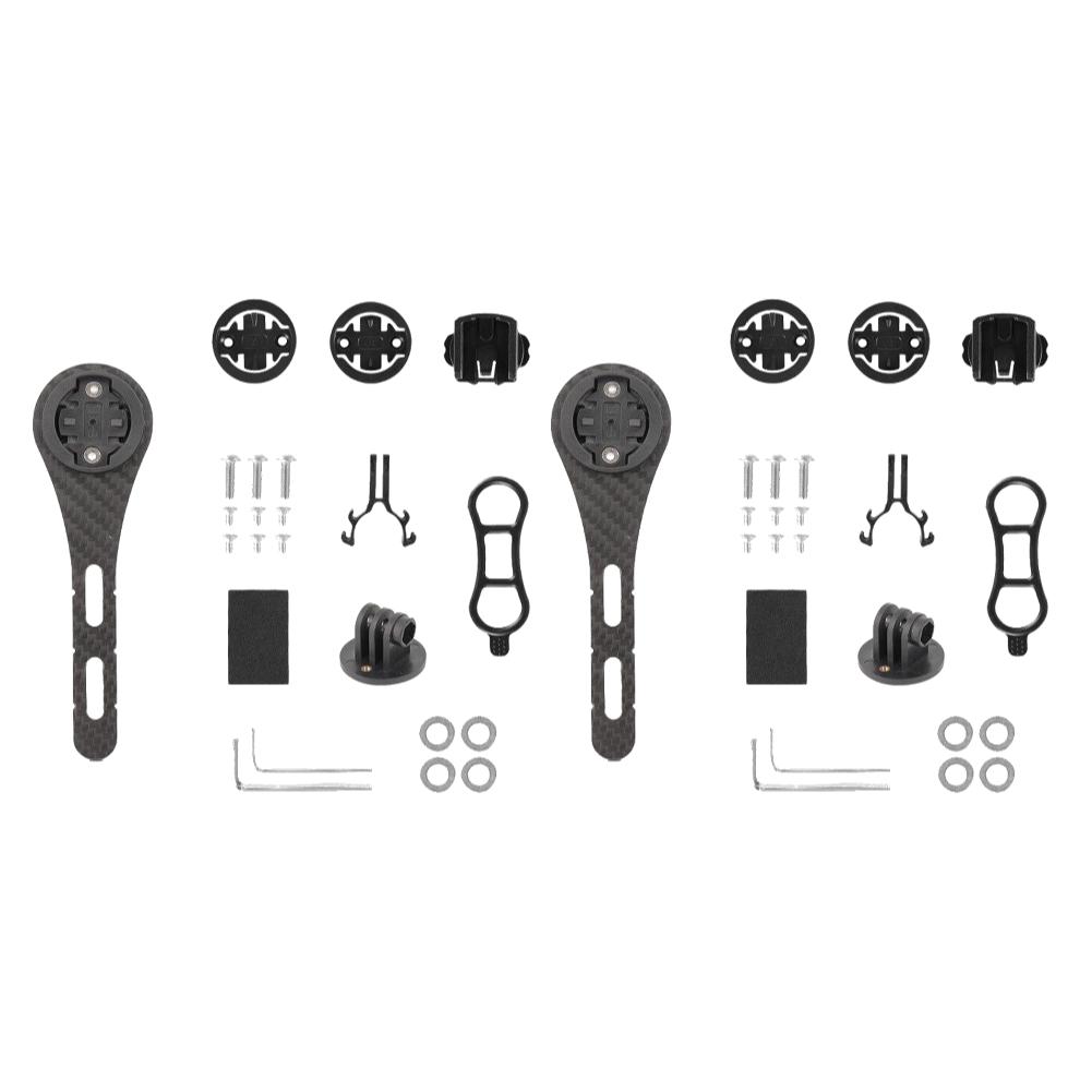 Carbon Fiber Bicycle Computer Holder Bike Handlbar Computer Mount Cycling Speedometer Support Holder Computer Mount For Garmin