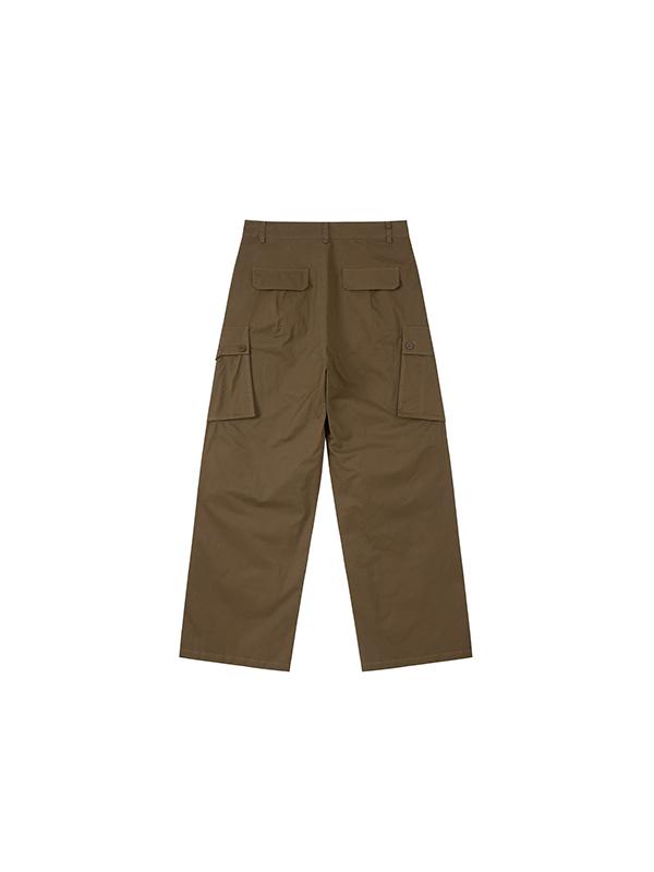 KIRSH Knee Tuck Wide Fit Cargo Pants [Khaki]