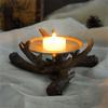 Hirschgeweih Kerzenhalter, Rustikale Kerzenständer für Hochzeitsmittelstücke, Wohnzimmer, Badezimmer, Esszimmer Dekorationen
