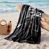Asciugamano da Spiaggia in Microfibra con Stampa di Erling Haaland Asciugatura Rapida Assorbente Grande Asciugamano per Spiaggia Nuoto Viaggio