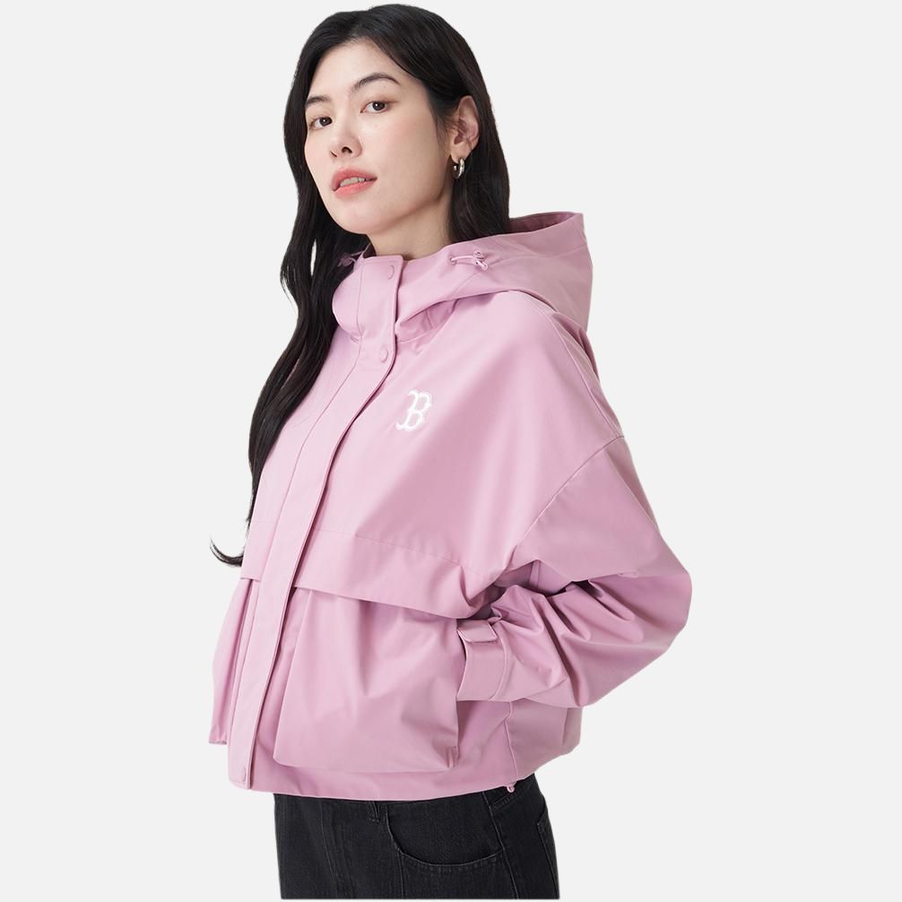 New MLB Boston Red Sox Jacket Women's Pink 3FWJB0151-43PPM