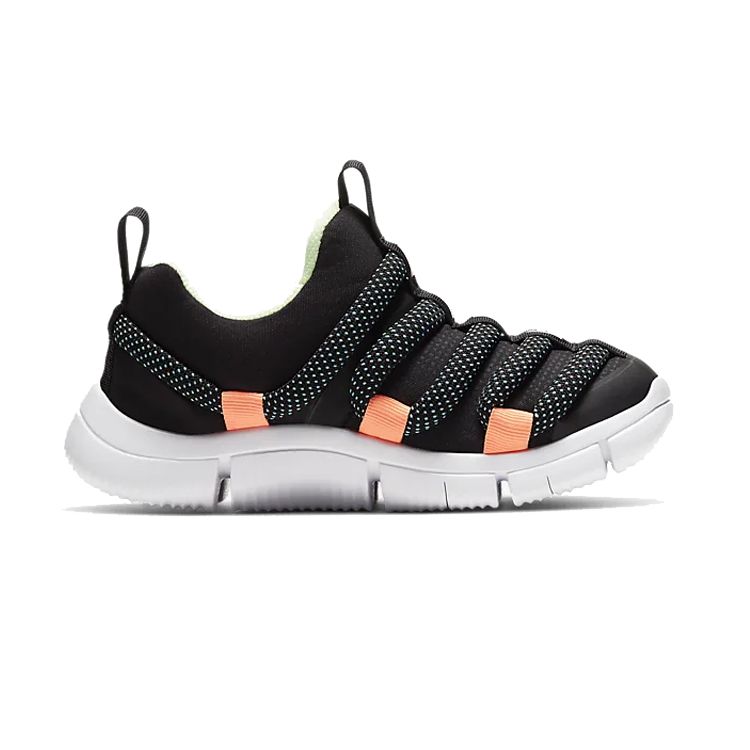 Nike Novice Low Top Sports Casual Shoes Kids Sneakers Black Orange AQ9661-007