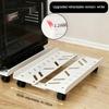 Adjustable Mobile CPU Stand with Wheels Ventilated PC Tower Holder Fits Most ATX Cases for Home Office Desk Use