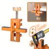 Adjustable Cabinet Door Installation Jig - Portable, Adjustable Clamps with Measurement Markings, Rust-Resistant Orange Woodworking Tool