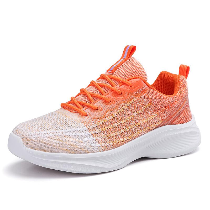 Casual running sports shoes spring and summer new mesh breathable soft sole lightweight travel shoes large size