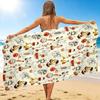 1Pc Mushroom Exploration Beach Towel, Quick Dry, Multi-Use for Beach Pool Gym Yoga Home Travel, Christmas, Halloween, Xmas Gift M928477