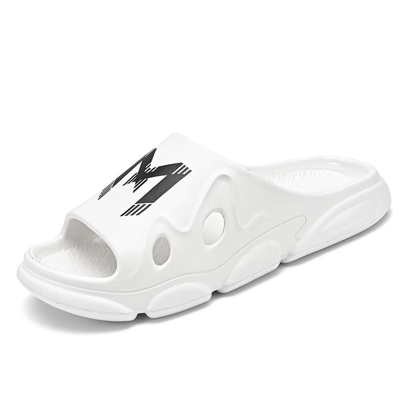 

Сандалии для пар Eva, спортивная обувь для мужчин, модные легкие тапочки, дышащая нескользящая повседневная мужская обувь, новинка, хит 44-45 белый