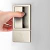 Black Finish Flat Door Lock Single Tongue Recessed Door Handle Invisible Door Handle  Room Doors