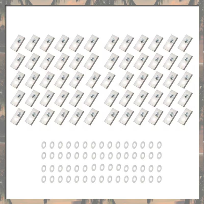A70U New 60 Pcs Replacement Blades With Plastic Washers For Mammotion Luba & Yuka All Series Robotic Lawnmower Blades B