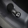 4Pcs Car Metal Logo Wheel Stem Air Valve Caps Tire Dust Cover For Honda Civic 10 11th Gen Hrv Jazz City Fit Accord 7 Crv Odyssey