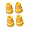 4 Pieces 7/8inch Rubber Cane Tips AntiSlip Base Replacement Professional for Uneven or Loose Ground Wear Resistant Thick