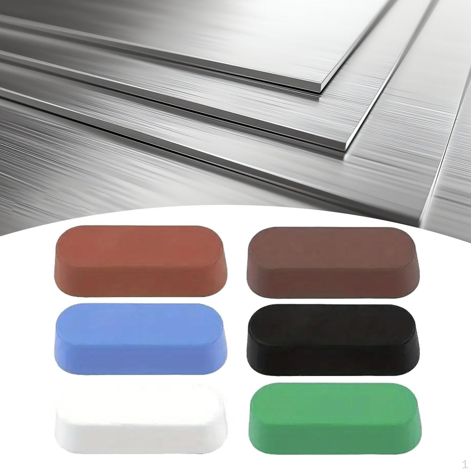 

6 шт. Металлический полировальный брусок Легкий Портативный для Алюминия 30g