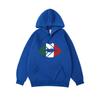 Mexico Flag Color Lip Printing Hoodies Womens Casual Pocket Hoody Winter Sweatshirts Basics Sporty Woman Clothes