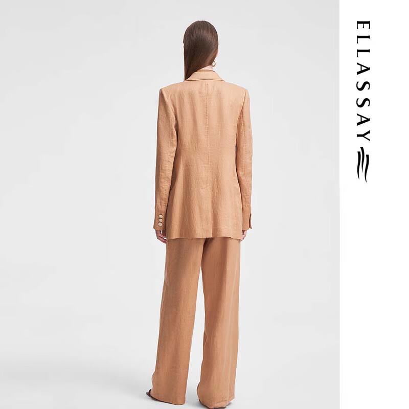 ELLASSAY Old Money Style Wide-Leg Pants