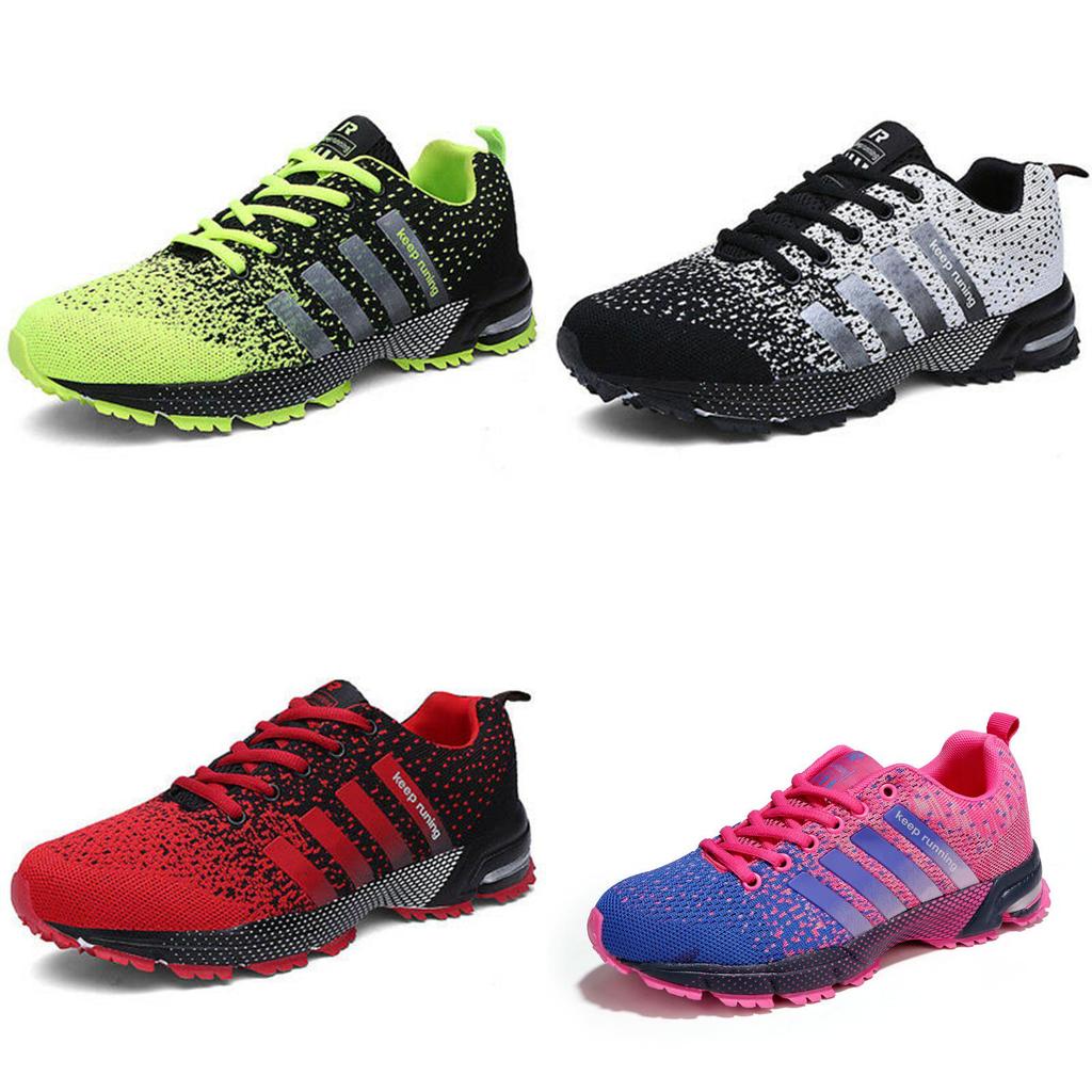 Unisex Running Shoes With Breathable Mesh Material For Sports And Outdoor Activities