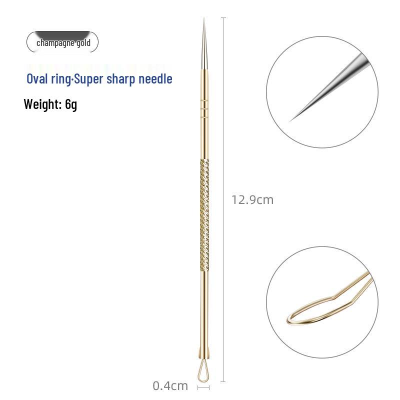 Stainless Steel Blackhead Remover & Acne Needle Set - Beauty Tools