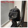 Pu Fashion Chain Strap Mini Backpack For Daily Casual Use
