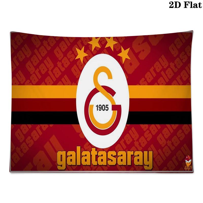 Galatasaray Wall Tapestry Aesthetic Wall Hanging Printed Fabric Blanket Decorative Tapestries for Bedroom Living Room Home Decor