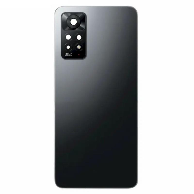 

Для Xiaomi Redmi Note 11 Pro 4G (Mediatek) Задня кришка акумуляторного відсіку з кільцем камери Запасна частина кришки об’єктива Black