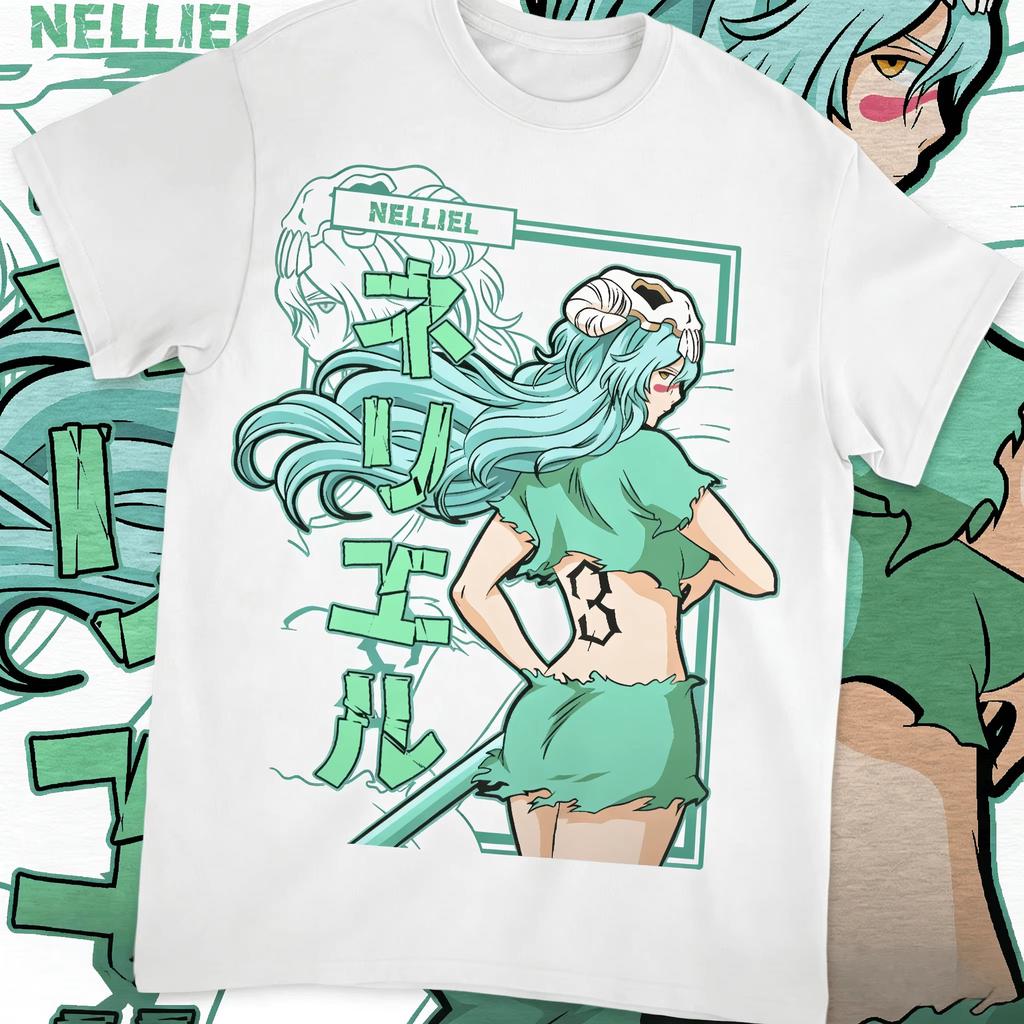 Anime Bleach Graphic T-Shirt Cotton Shirt Unisex Men Short Y2k Selling Popular Sleeve O-Neck Fashion