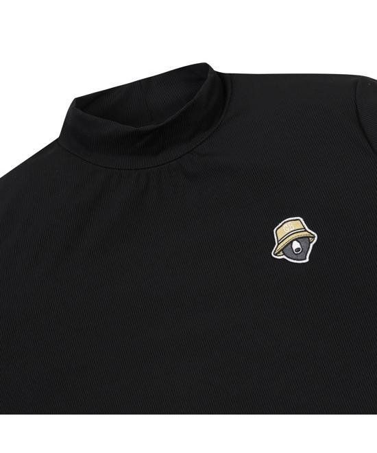 Goldeunbeeo (W) Mock-Neck Short Sleeve T-Shirt G5Tam26301Bkx