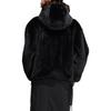 adidas Neo Winter Fell Streifen Zip Hoodie Fleecejacke Damen Oberbekleidung Schwarz HZ2432