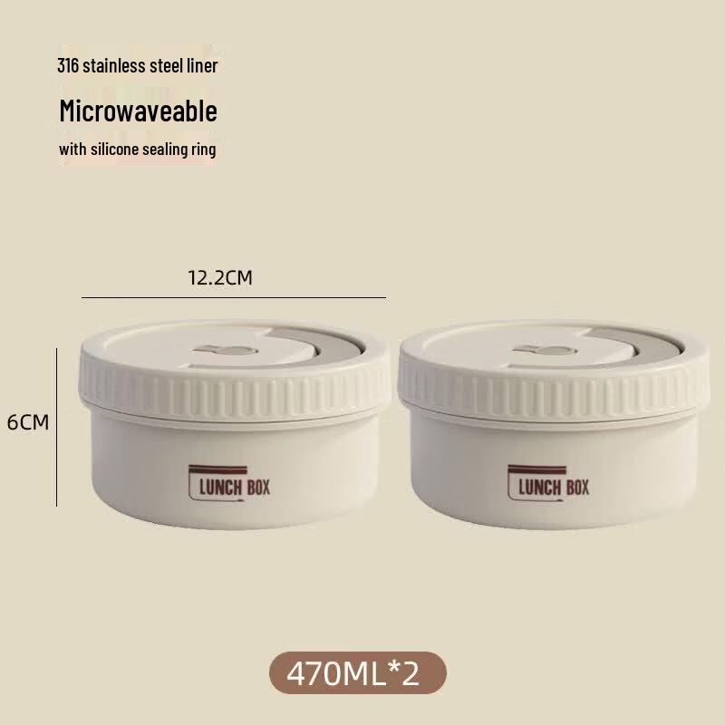 316L Stainless Steel Insulated Portable Microwave Lunch Box