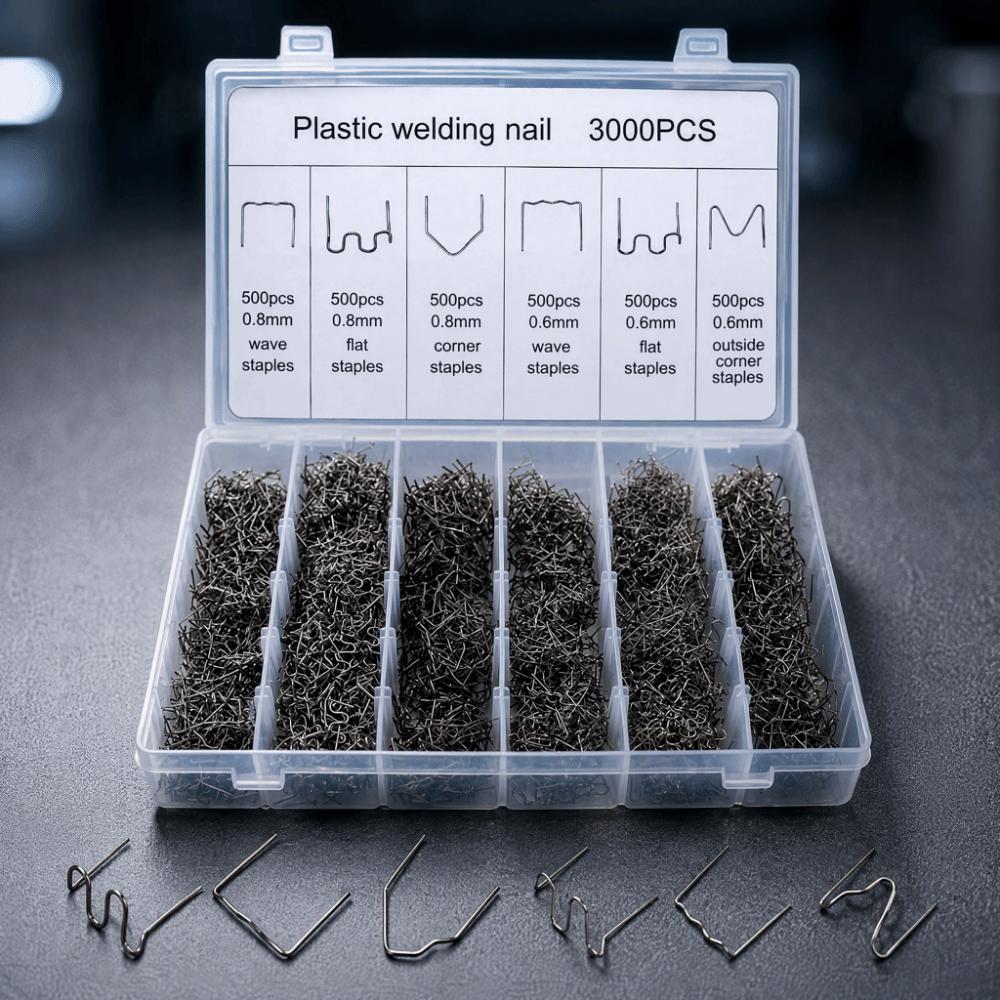 3000PCS Versatile Plastic Welding Staples High Toughness Bumper Repair Nails  Auto Repair