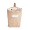 1pcs Home Decor Stripe Hanging Pocket Small Sack Sundries Organizer Cosmetic Organiser Cotton Linen Storage Bag Storage Baskets