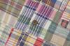 Polo Ralph Lauren Classic Fit Patchwork Madras Check Short Sleeve Size Multi Men's Open-Collar Shirt, XXL, 0104562, [Used]
