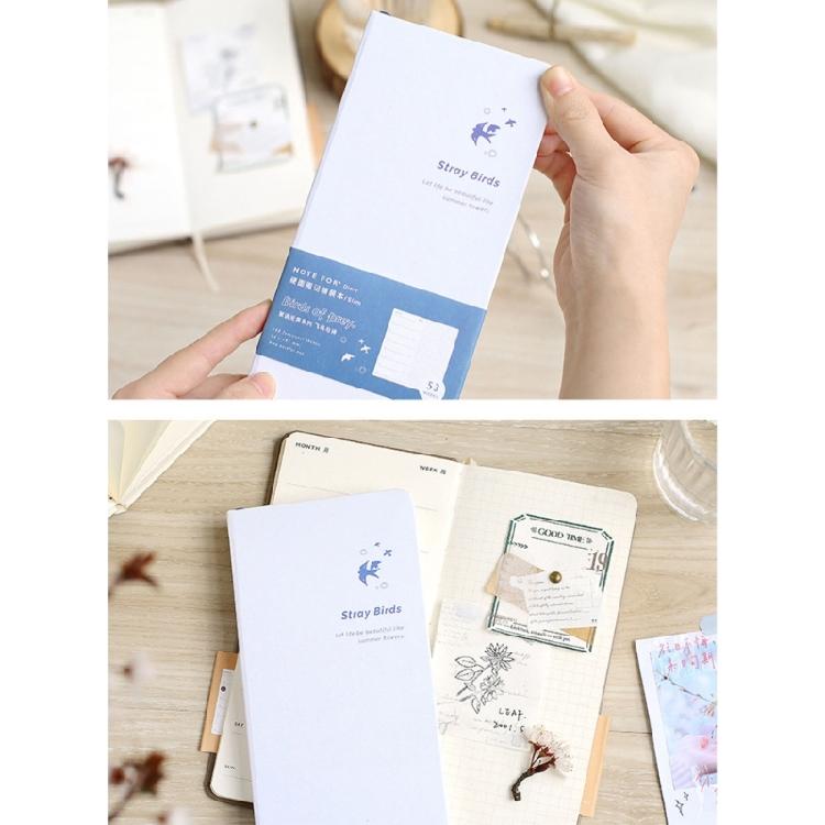 Leichtes Design Wochenplaner Notizbuch mit selbst auszufüllendem Layout und Recyclingpapier für Reiseaufzeichnungen