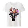 Japan Spiel King of Fighters Grafik Charakter Poster T-Shirts Kurzarm Hipster T-Shirt Camisetas T-Shirt Streetwear Harajuku T-Shirts