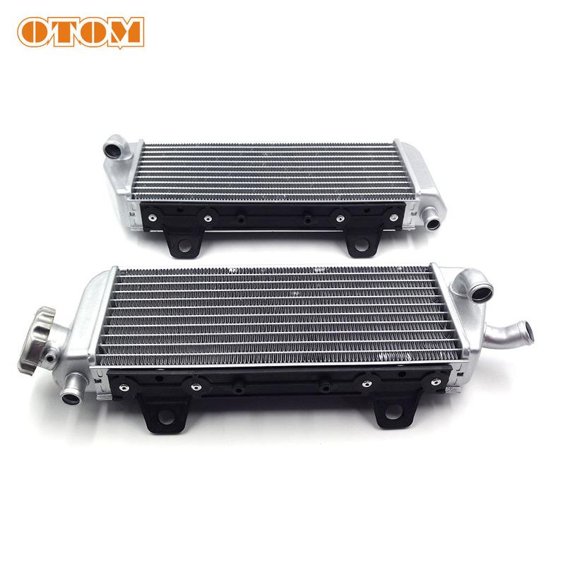 Motorcycle Aluminum Racing Radiator Water Tank Cooler For KTM HUSQVARNA SX125 SXF250 XC250 SX250 FC250 FX350 TC250 TE150 2016-18